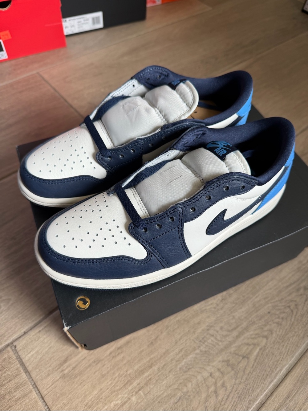 Air Jordan 1 Low Retro Low OG "Obsidian"( box without lid )